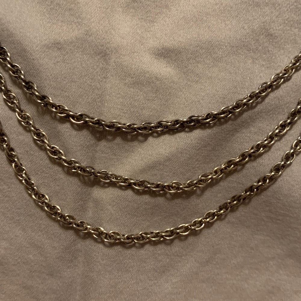 Elegant silver Chain Necklace - Picture 2 of 5